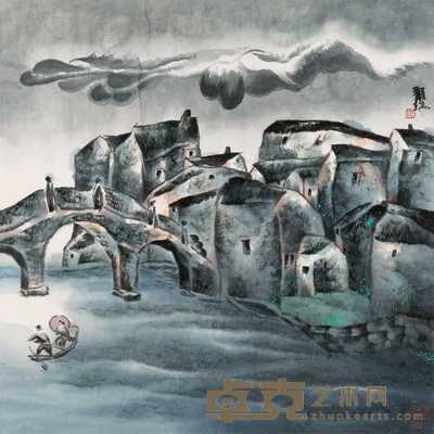 龙瑞 水乡 镜心 68×68cm